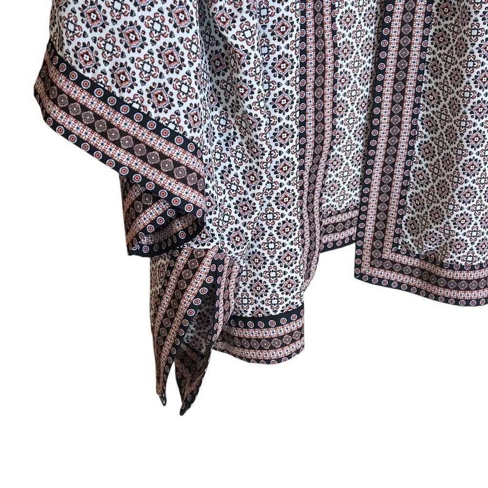 Max Studio Geometric Print Open Front Lightweight… - image 5